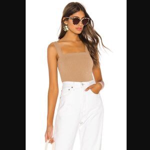 *a few thread pulls* NWT Revolve x Lovers + Friends Sol Top in Taupe | Size XS